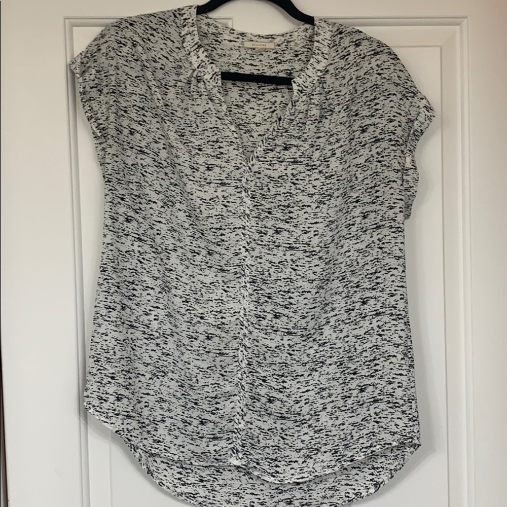 Black and white lightweight blouse - Nordstrom XS